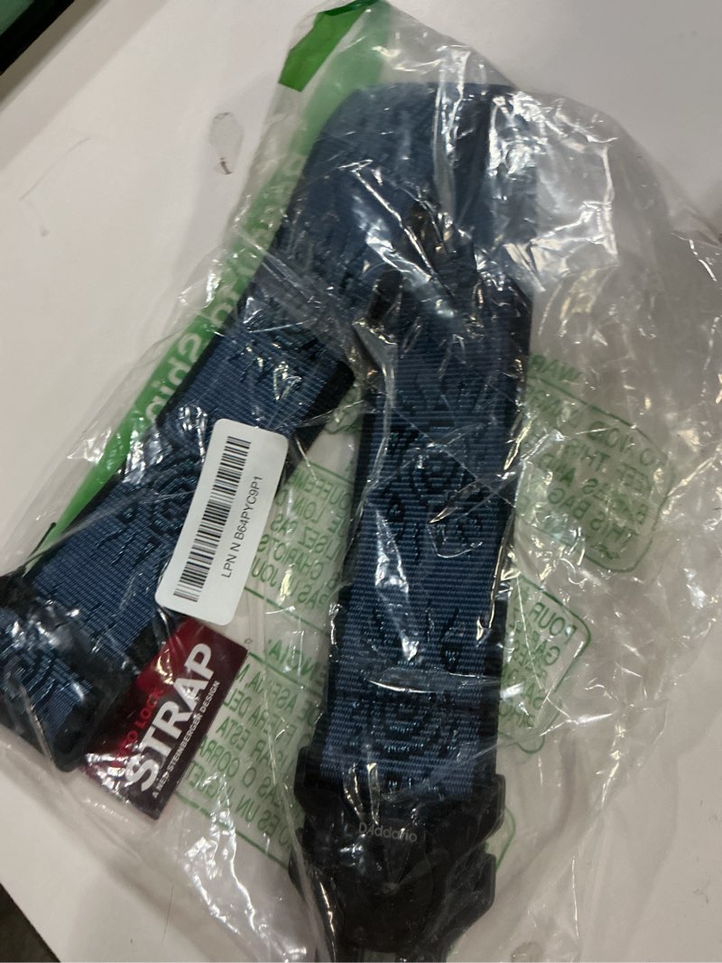 Condition photo showing New/Like New for d'addario auto lock vintage planet waves guitar straps blue 2.5" width x 30"-55" length