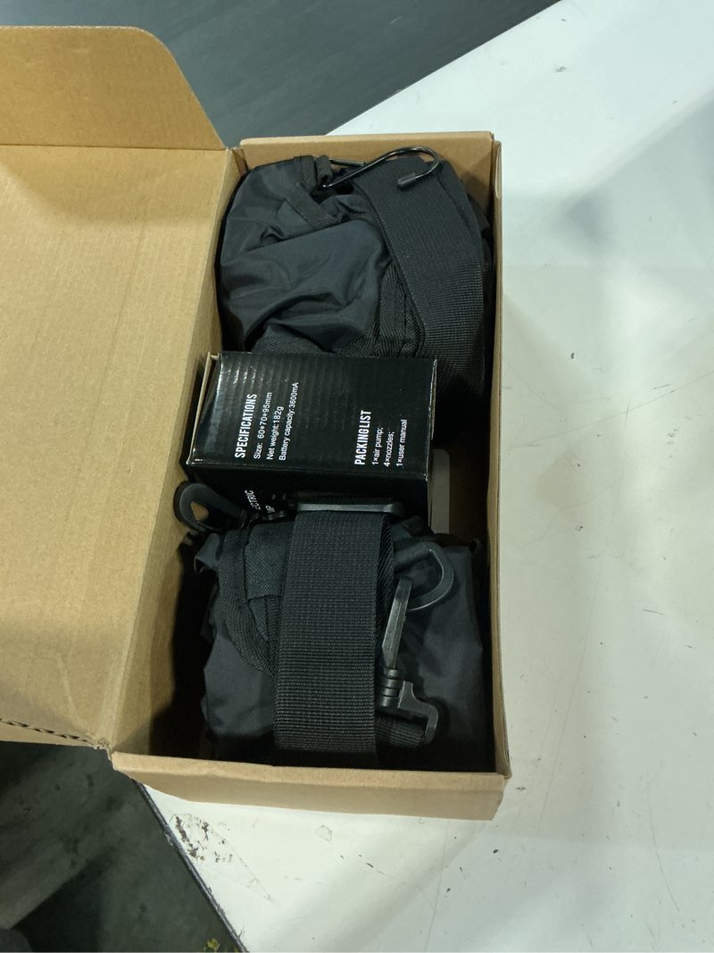 Condition photo showing Good Condition for 2pack vacuum seal bags for clothing travel with wireless pump | waterproof reusable compression bags with shoulder strap for luggage and suitcase, space saver vacuum seal packing cubes for clothes 2pk