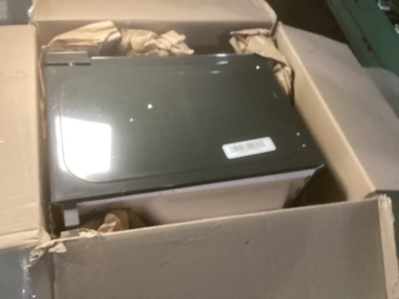 Condition photo showing As Is for breville bmo650sil compact wave soft close countertop microwave oven, silver