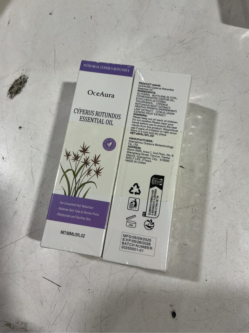 Condition photo showing New/Like New for Cyprus Rotundus Oil for Hair Removal, Reducing Body Hair Growth, Soothing and Gentle, 60 ML / 2 FLOZ (1PC, 2 FLOZ/PC) 1PC 2 Fl Oz (Pack of 1)