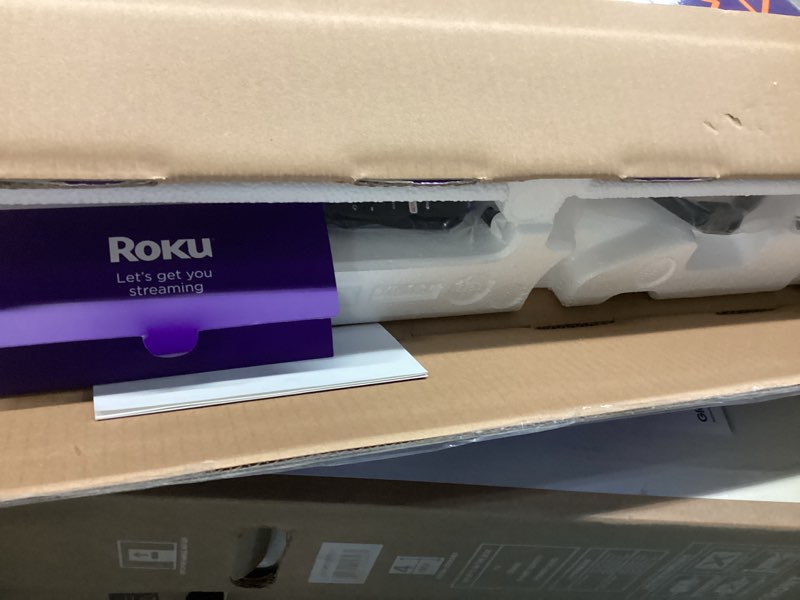 Condition photo showing As Is for Roku Smart TV 2025 – 43-Inch Select Series, 4K HDR TV – RokuTV with Enhanced Voice Remote – Flat Screen LED Television with Wi-Fi for Streaming Live Local News, Sports, Family Entertainment
