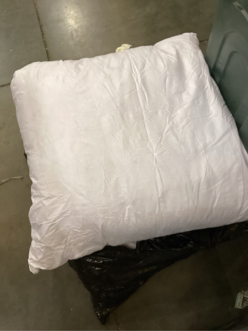  2 pillow, white