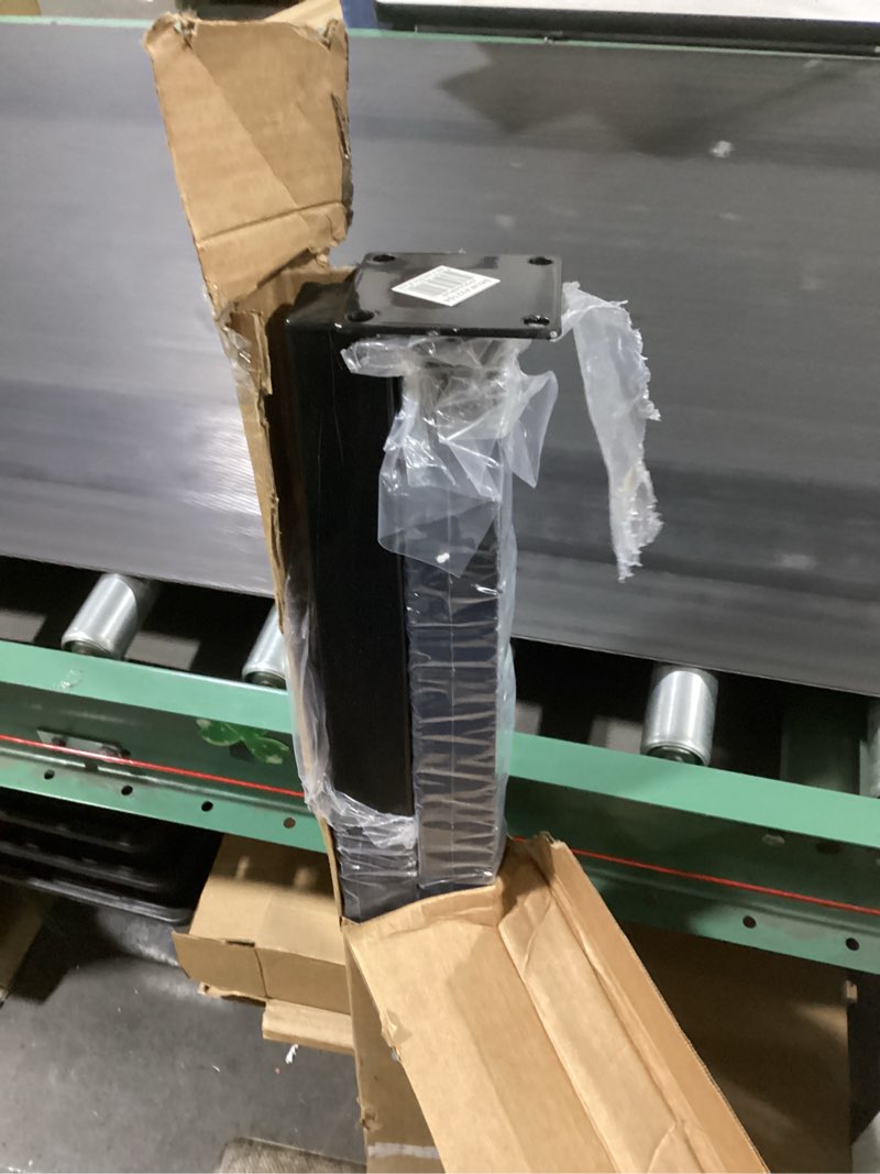 Condition photo showing Good Condition for ready rail - steel railing post, 2" x 2" x 38" tall textured black ready rail steel railing post - post cap included