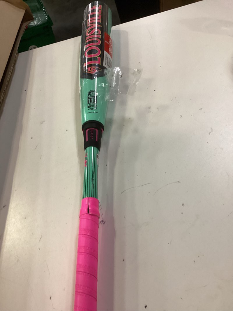 Condition photo showing Good Condition for louisville slugger 2026 supra™ 2 ¾” usssa baseball bats neon mint/pink -10 31 inches
