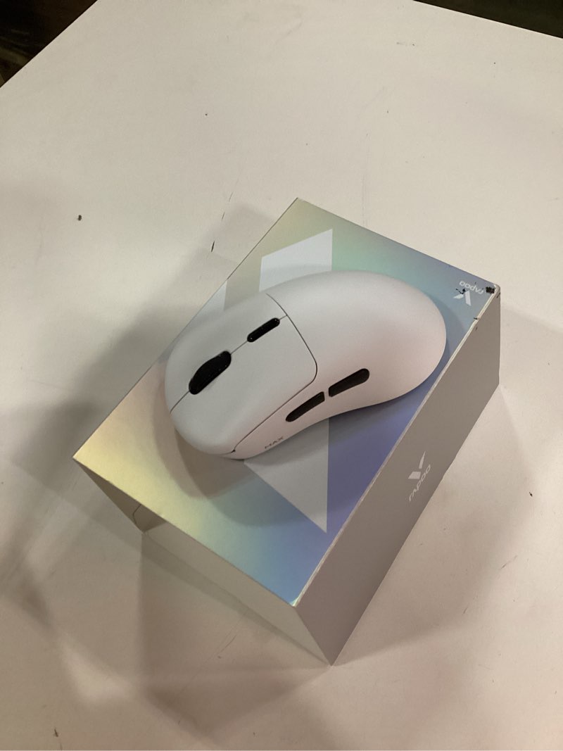 Condition photo showing Good Condition for rapoo vt3 max gen-2 wireless gaming mouse, true 8k wireless polling rate, 53g lightweight, up to 750 hr battery, nordic nrf54l15 mcu, 120-million optical switch, 10 programmable buttons, macro enabled white