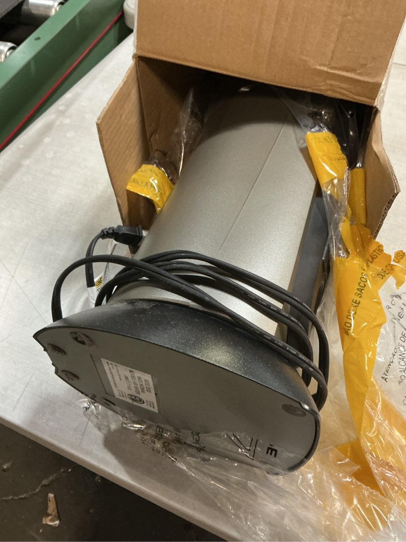 Condition photo showing As Is for Lasko Oscillating Ceramic Tower Space Heater for Home with Adjustable Thermostat, Timer and Remote Control, 22.5 Inches, Grey/Black, 1500W, 751320