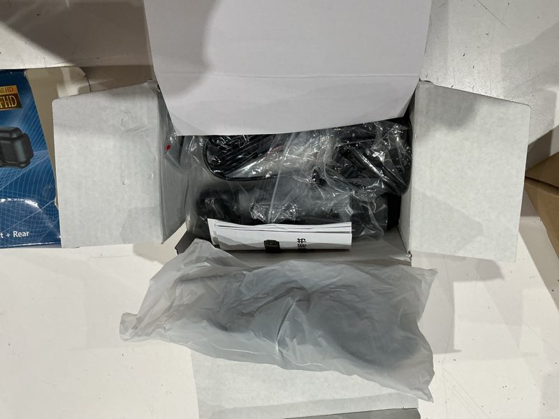 Condition photo showing Good Condition for 4 channel 360° dash cam front rear inside & left right 4k+1080p*3 fhd car camera, 5ghz wifi & app control 8 ir lamps night vision 24h parking mode, g-sensor, loop recording, includes 64gb (gunmetal)