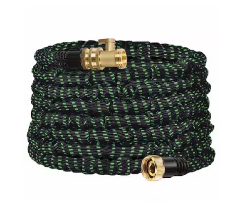 flex-able hose xtreme 1-in x 50-ft kink free woven green hose