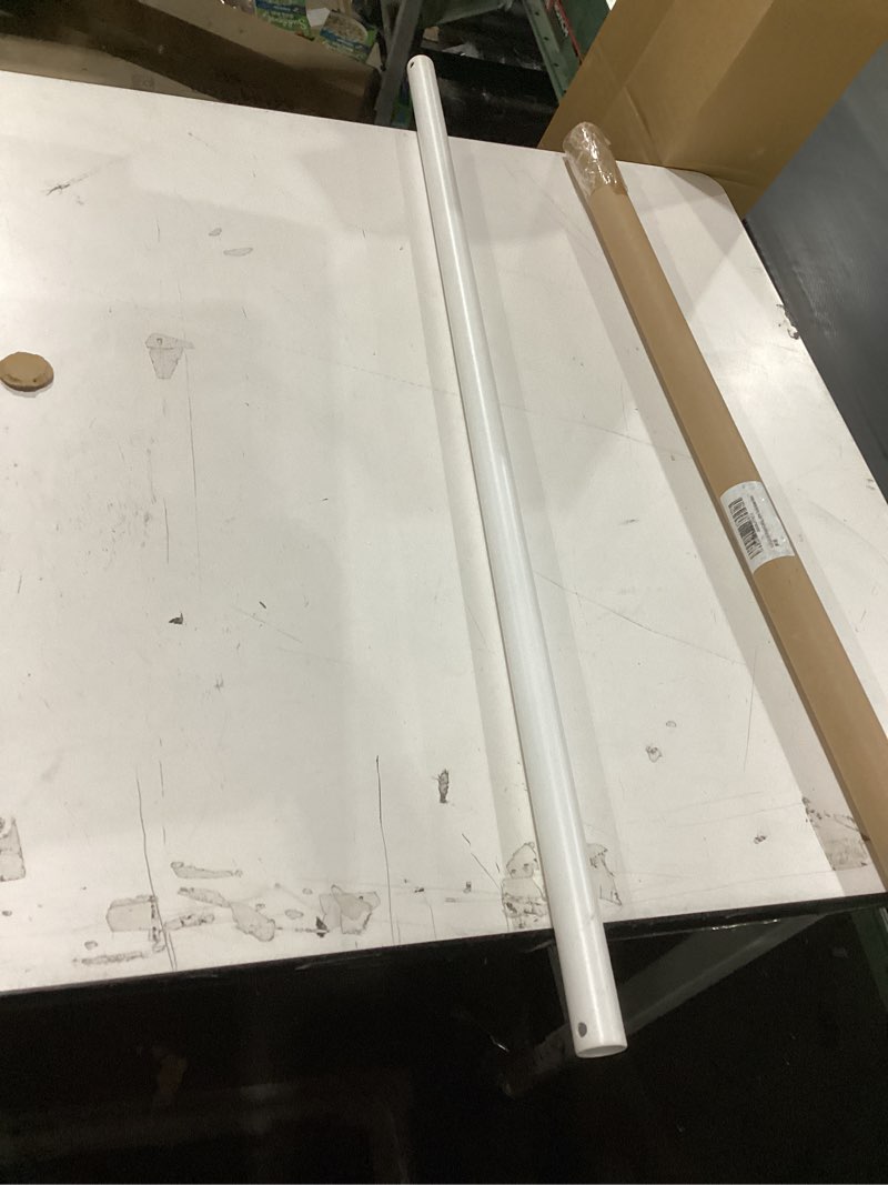 Condition photo showing Good Condition for 36 Inch Ceiling Fan Extension Downrod and Wires,Ceiling Fan Downrod,Ceiling Fans and Accessories Extension Downrod Replacement Parts,Polished Finish Matte White 36 Inch Matte White