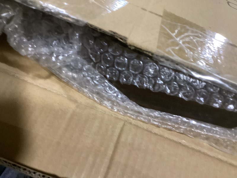 Condition photo showing As Is for Bernhard Products Large Decorative Wall Clock 20 Inch Silent Non Ticking Battery Operated Quartz Vintage Stylish with Rustic Dark Brown Rim for Home Living/Dining Room Kitchen & Over Fireplace Rustic Brown