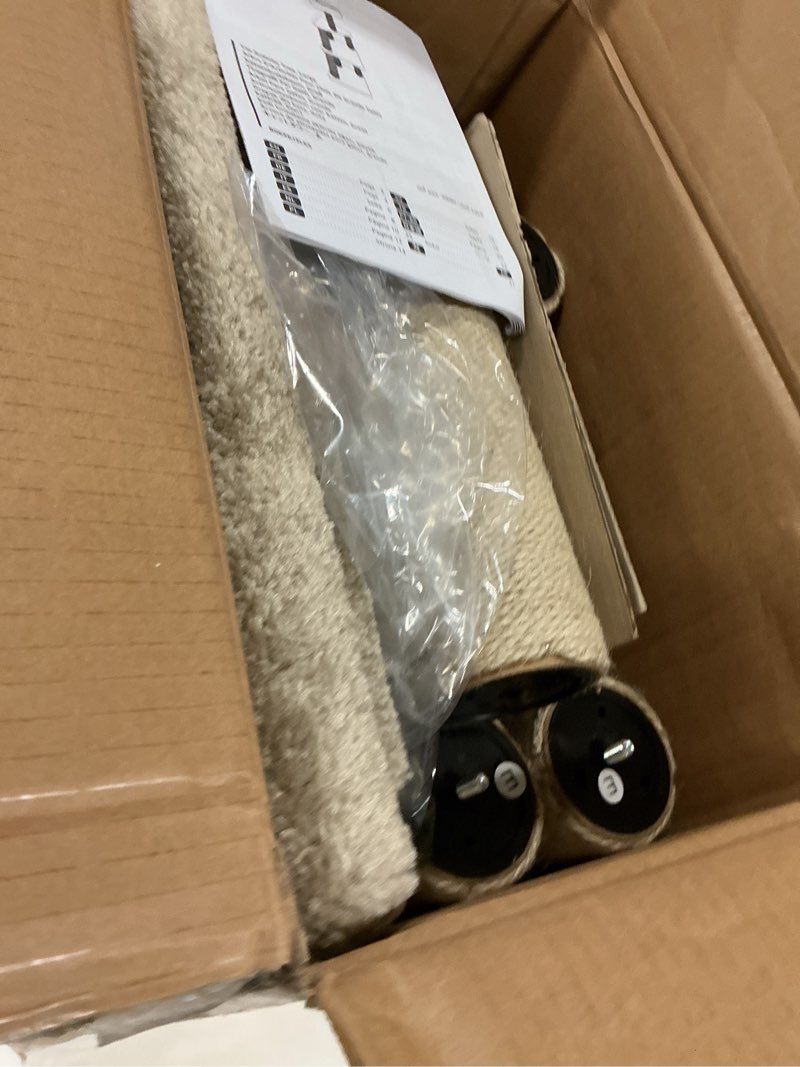 Condition photo showing Good Condition for Amazon Basics Cat Tree - Indoor Cat & Kittens Multi-Level Climbing Activity Tower with Scratching Posts, Large (45.9"H) - Beige