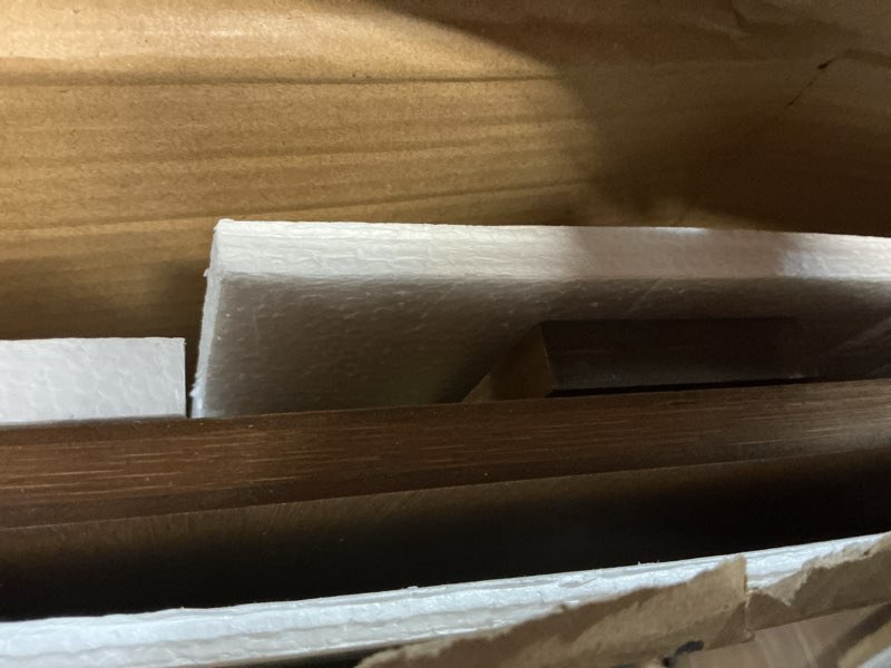 Condition photo showing Good Condition for washer dryer countertop, 27.5" x 54" bamboo washer and dryer countertop for laundry room organization(retro brown) retro brown standard (27.5"d x 54"w)