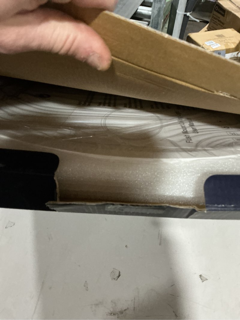 Condition photo showing Good Condition for 20 Inch Dimmable LED Ceiling Light Fixture, Ultra Thin Flush Mount, 40W 4000Lumen, 3 Color Changeable, Round, White, for Dining Room, Kitchen, Bedroom, Office, Hotel White 20 inch