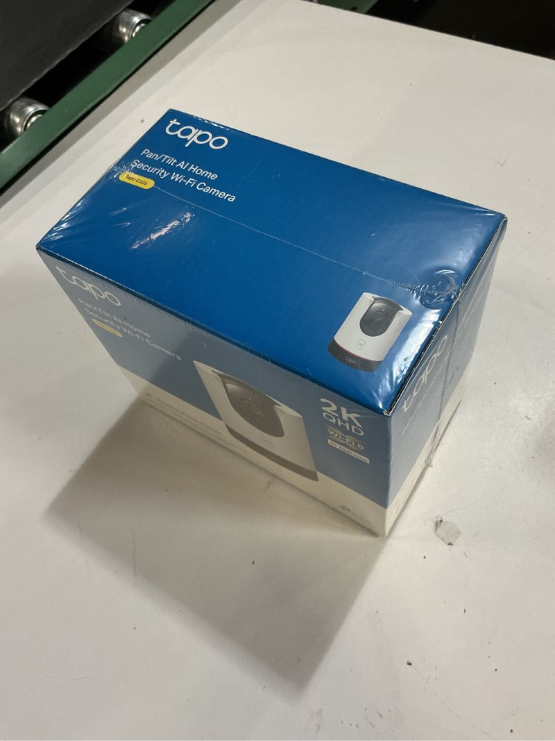 Condition photo showing New/Like New for TP-Link Tapo 2K QHD Pan/Tilt Wi-Fi Camera | Apple HomeKit | Physical Privacy Mode | Color Night Vision | Motion Tracking | 2-Way Audio | Local/Cloud Storage | Works w/Alexa&Google Home | (Tapo C225) 2K QHD, HomeKit Compatible