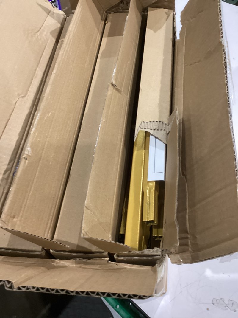 Condition photo showing Good Condition for Wokceer Wedding Arch Backdrop Stand 7.2FT, 6.6FT, 6FT Set of 3 Gold Metal Arch Backdrop Stand for Wedding Ceremony Baby Shower Birthday Party Decor 7.2FT, 6.6FT, 6FT Gold