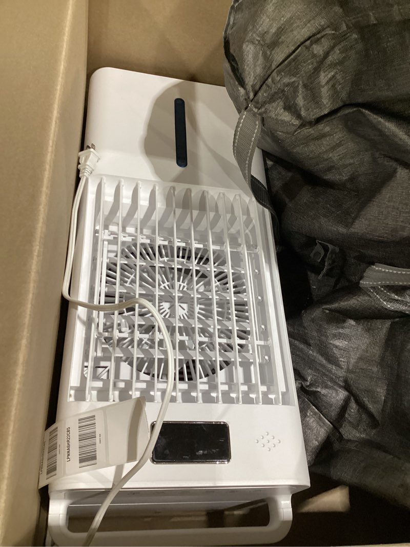 Condition photo showing Good Condition for windowless portable air conditioners with 6speeds, 12h timer for smart auto-off, 3gal tank for 20h cooling, evaporative air cooler 16 ft remote, 120° swing swamp cooler no hose needed fk2408y