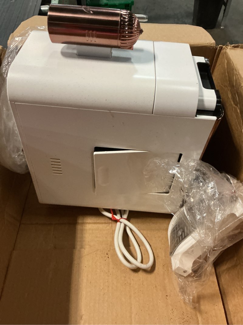 Condition photo showing As Is for cafe affetto automatic espresso machine - white