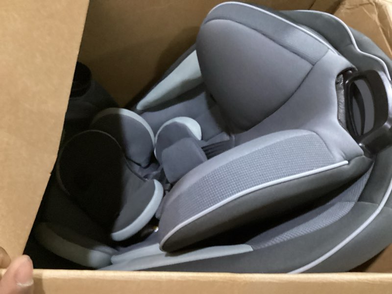 Condition photo showing Good Condition for safety 1st ellaris 3-in-1 convertible car seat, slim fit design, rear & forward-facing, 5-position headrest, 3-across fit, travel-friendly with machine-washable seat pad, smokey haze
