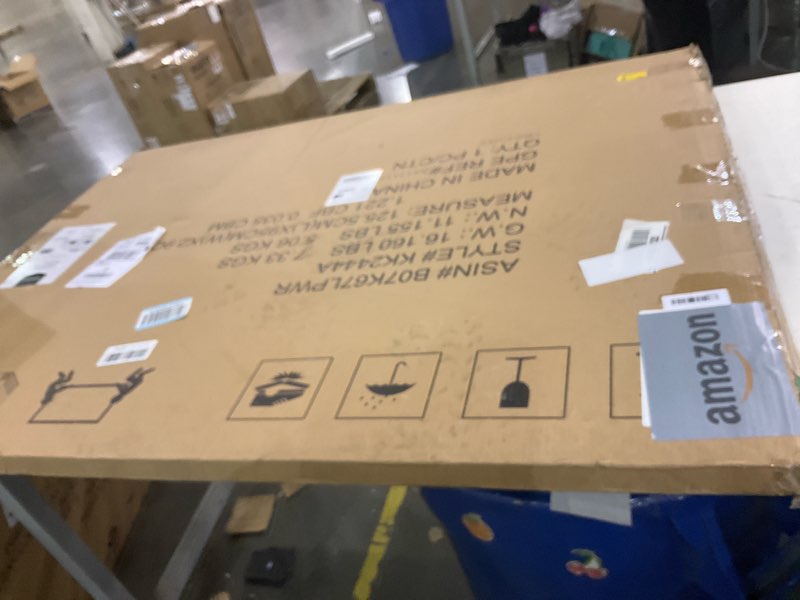 Condition photo showing As Is for Amazon Basics Magnetic Whiteboard/Dry Erase Board, 36 x 48-inch, Aluminum Frame, Silver/White Silver/White 36 x 48-inch