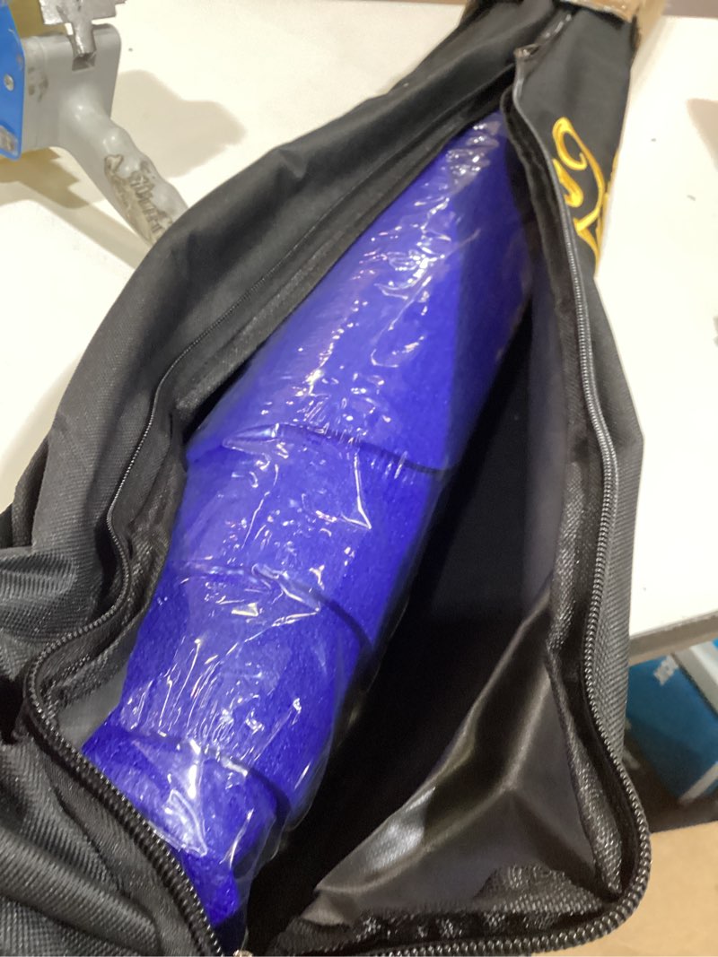 Condition photo showing New/Like New for shanti diamond series yoga mat - diamond shape to expand your practise, ultragrip surface, high dencity cushioning for, yoga, pilates, stretching & home fitness. midnight blue