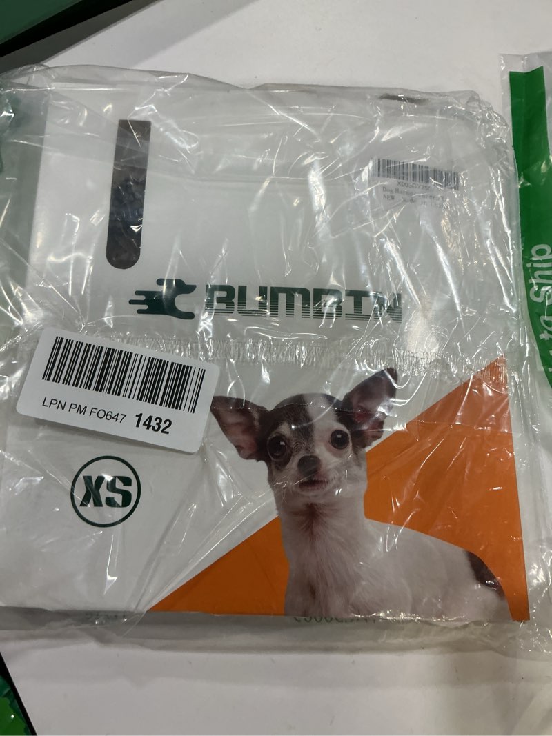 Condition photo showing Good Condition for BUMBIN Tactical Dog Harness for Small Dogs No Pull, Famous TIK Tok No Pull Puppy Harness, Fit Smart Reflective Pet Walking Harness for Training, Adjustable Dog Vest Harness with Handle Green XS Green XS(Neck:11-12.5", Chest:14-20")