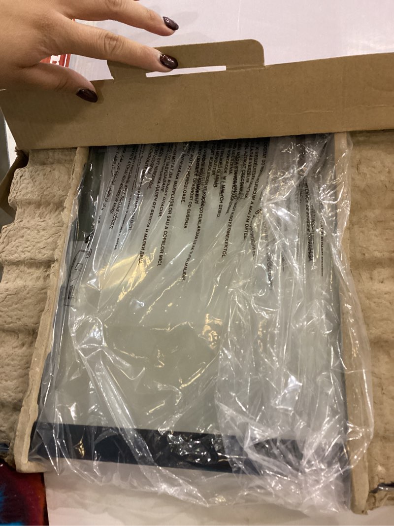 Condition photo showing As Is for Escali Detecto D119 Low Profile Extra Wide Body Weight Bathroom Scale, Digital LCD Display, 440lb Capacity, 1 Count (Pack of 1), 16" L x 12" W x 1" H, Black and Grey