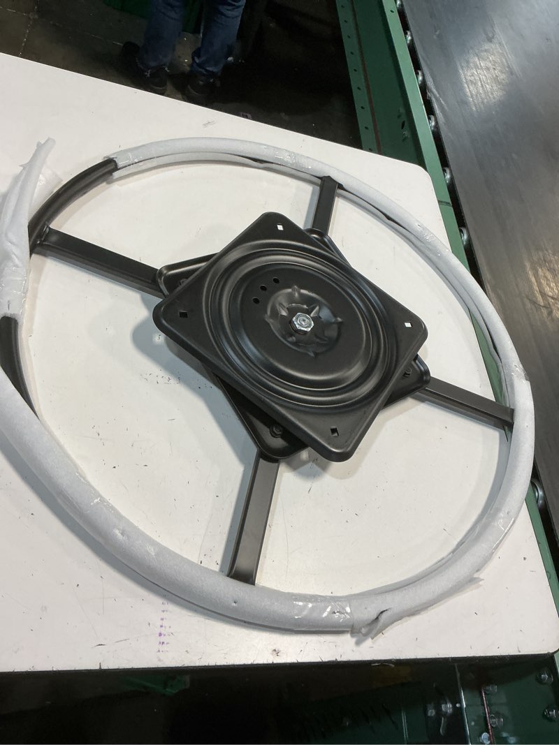 Condition photo showing Good Condition for kit de base de anillo giratorio para silla reclinable resistente de 24 pulgadas con placa giratoria de 10 pulgadas, mecanismo inferior de piezas de repuesto para sillas
