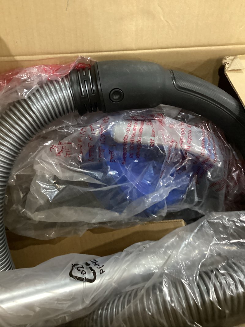 Condition photo showing As Is for eureka whirlwind bagless canister 2.5l vacuum cleaner, lightweight vac for carpets and hard floors, nen110a, blue