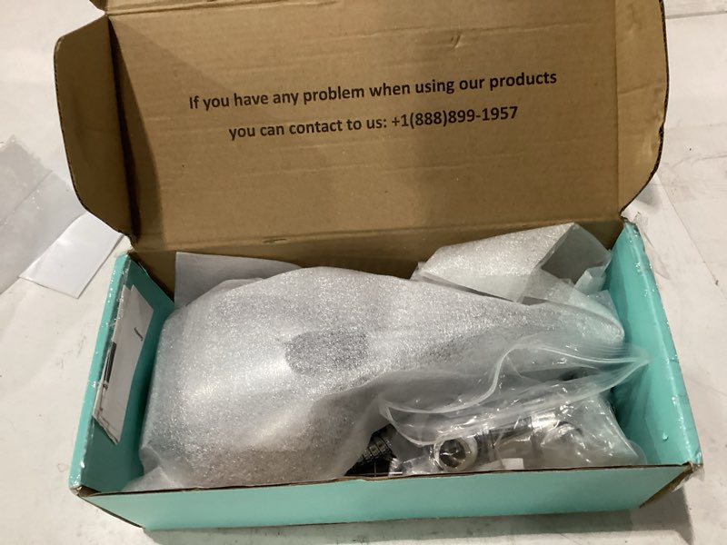 Condition photo showing New/Like New for cobbe 9-function shower head with built-in power spray, 1.8 gpm water saving on/off toggle switch, high pressure handheld showerhead with 1-click pause button, brass bracket & 6ft hose, chrome