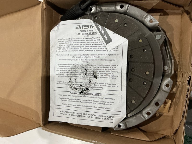 Condition photo showing As Is for aisin genuine ckt-057 oe matched clutch kit - compatible with select toyota fj cruiser, tacoma, tundra
