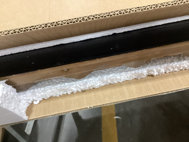 Condition photo showing New/Like New for 36x24 Inch Arched Window Pane Wall Mirror - Rustic Farmhouse Solid Wood Decorative Mirror for for Living Room, Bedroom, Entryway & Bathroom E - Window - 36x24 in