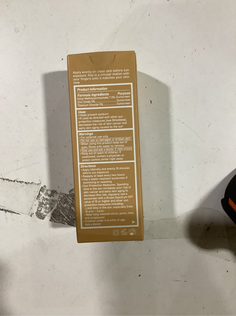 Condition photo showing Good Condition for foundation 4 in 1 - color changing foundation, medium spectrum with spf 50, hypoallergenic hydrating liquid concealer, long-lasting & waterproof natural finish - 1.06 fl oz