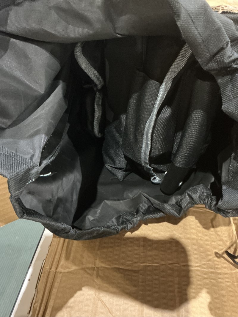Condition photo showing As Is for aboron oversized heated camping chair, padded outdoor folding heated chair with side pocket, heavy duty seat for winter sports, patio, tailgating