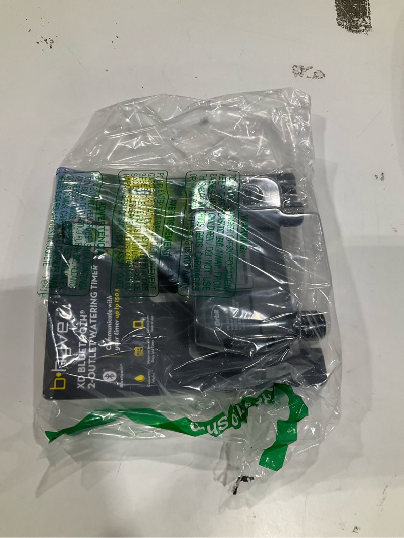Condition photo showing Good Condition for orbit b-hyve xd 2-port smart hose watering timer - features dual outlet irrigation control - app controlled watering timer with bluetooth - weatherproof battery powered - 24632