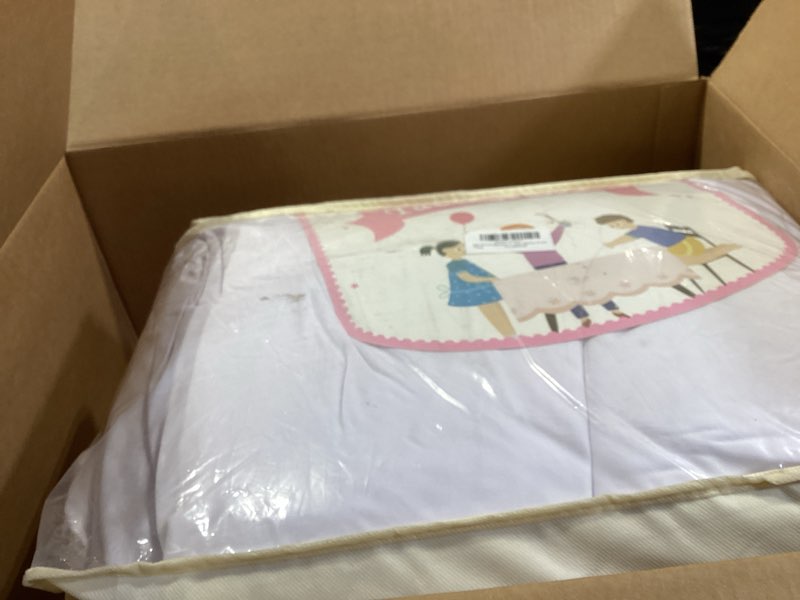 Condition photo showing Good Condition for 8pk round spandex tablecloths for 72inch table, wrinkle free stretchy 132 inch fitted 6ft round table cloths covers with skirt for wedding birthday parties banquet bridal shower events white 72inch(8pack)