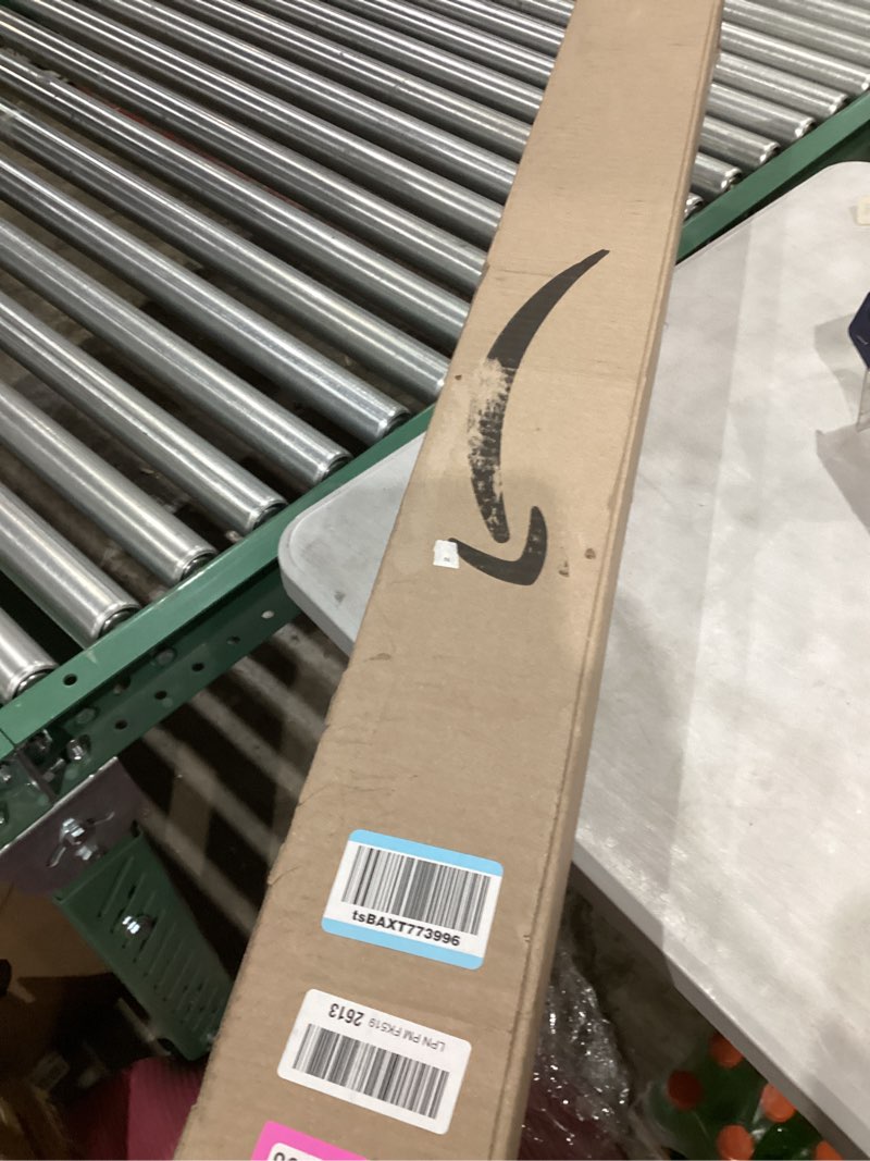 Condition photo showing Good Condition for C Channel Steel Support Metal Support Bracing Hidden C Bracket for Table Top Live Edge Slab Woodworking, Black Coat Finish, 6 Holes (2 Pack, 46 Inch) 46 Inch 2 PACK