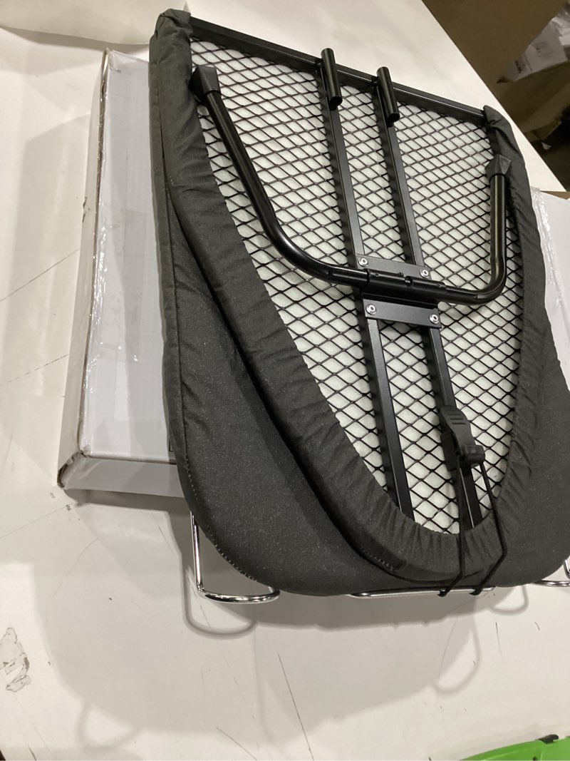 Condition photo showing New/Like New for Metal Mesh Panel Tabletop Ironing Board | Foldable Iron Board | Heavy Duty Small Iron Board with Heat Resistant Cover and 100% Cotton 8mm Thicken Pad | 31.5"x11.8"x6.2" Black/Grey