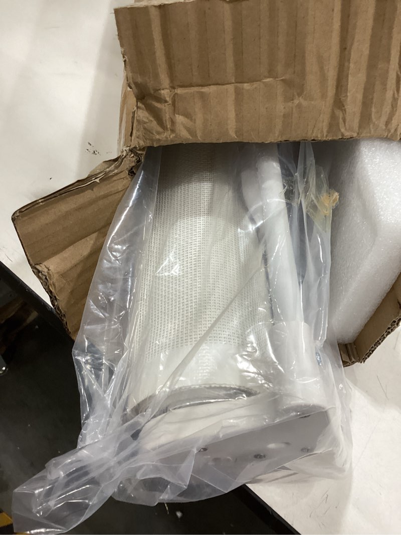Condition photo showing Good Condition for 120 inch retractable baby gates 34 inch tall, retractable gate with reinforced strip design to prevent crawling through, 10 ft extra wide retractable dog gate for indoor/outdoor white 34" tall x 120" wide