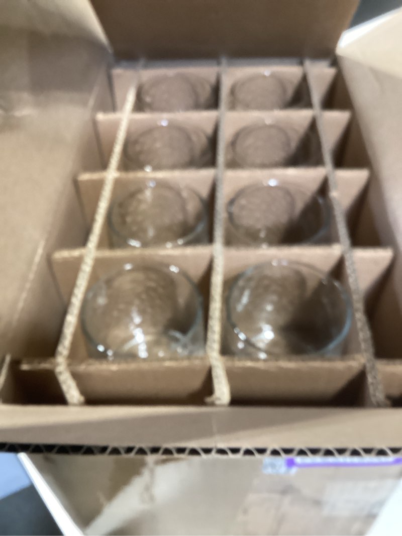 Condition photo showing New/Like New for anchor hocking brockhill drinking glasses (16-pieces, dishwasher safe) brockhill 16-piece set (12 oz & 18 oz)