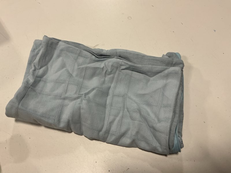 Condition photo showing Good Condition for miulee decorative linen check euro shams throw pillow covers neutral farmhouse vintage pillow covers 24x24 set of 2 boho modern home decor for sofa couch bedroom cushion coastal blue 24" x 24" (pack of 2) coastal blue