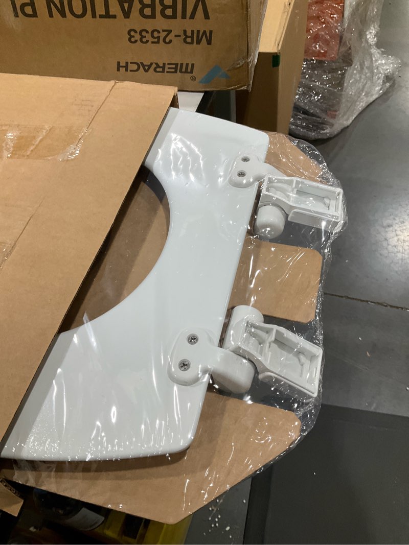 Condition photo showing Good Condition for Mayfair Cassel Slow Close Toilet Seat, Easy Clean, Non Slip Premium Wood Seat, Easy Install, Made in USA, Elongated, White Elongated 1 - Toilet Seat