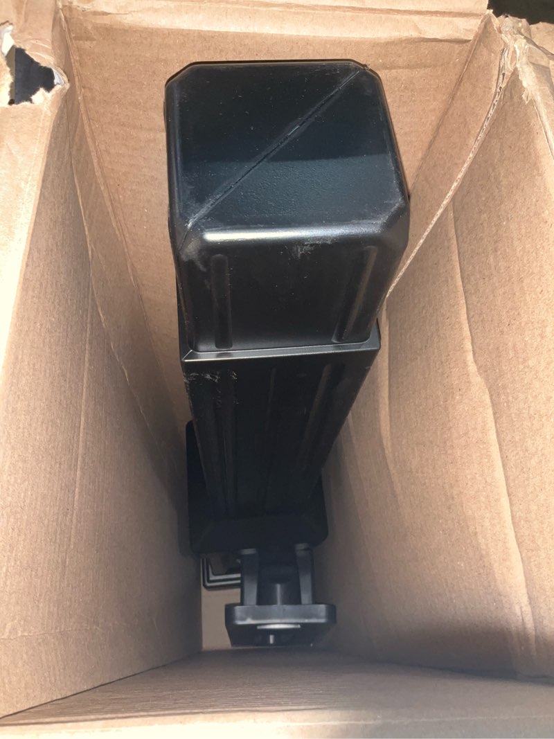 Postal Pro Piedmont 4 x 4 Black Polymer Mailbox Post