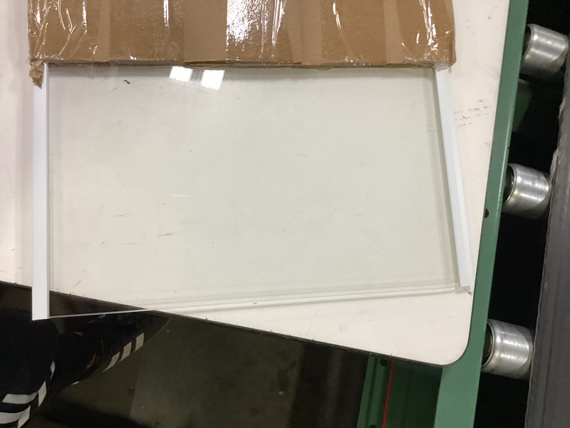 Condition photo showing Good Condition for w11130200 wrs571cihz04 freezer glass shelf 17.5" x 13" replacement compatible with whirlpool freezer shelf replacement refrigerator glass freezer shelves parts wrs571cidm00,wrs571cihz00,wrs571cihw04