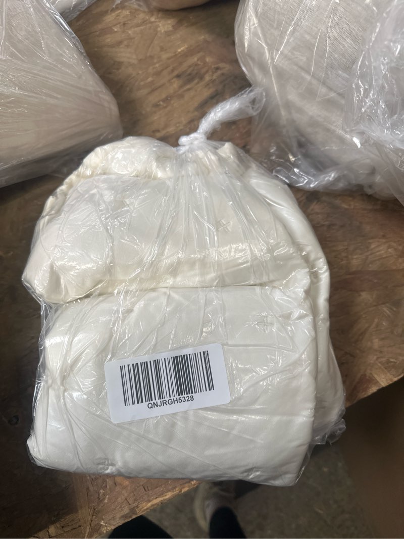 Bamboo Dream Quilted Sham Set, Twin, Ivory
