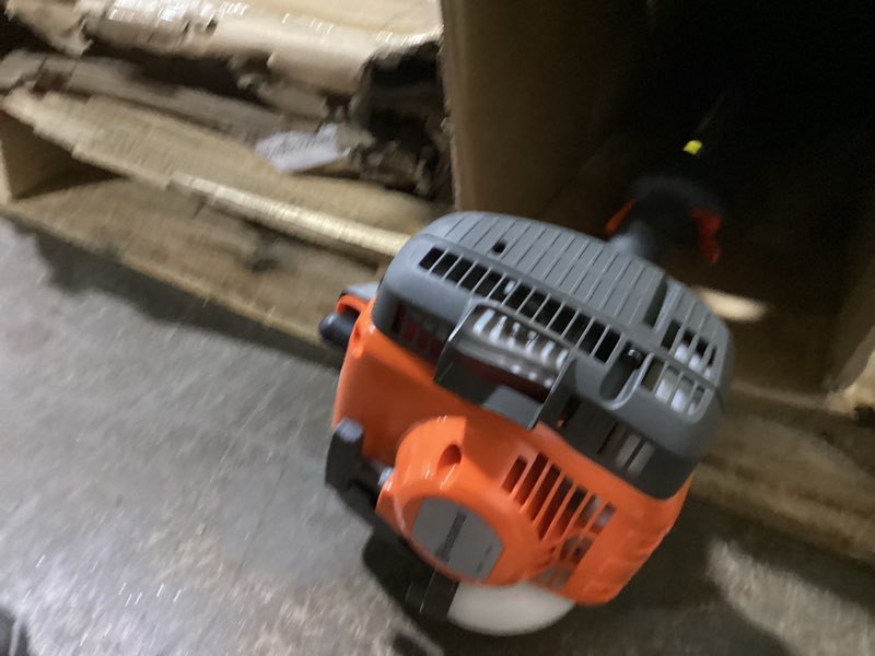Condition photo showing As Is for Husqvarna 122L Gas String Trimmer, 22-cc, 2-Cycle, 17-Inch Straight-Shaft Gas Weed Eater with Lightweight Design and T25 Trimmer Head 122L 17"
