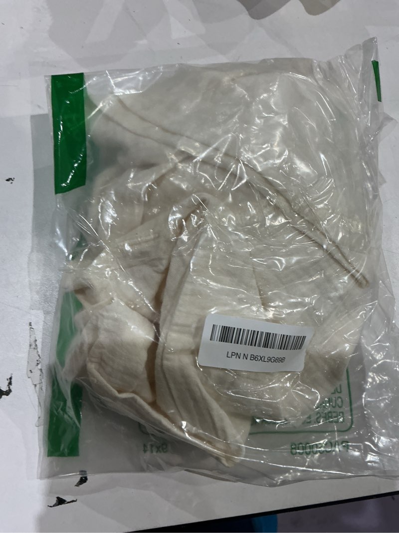 Condition photo showing Good Condition for se softexly muslin pillowcases standard size 100% cotton, 2 pack linen like pillow shams with envelope closure, ultral soft and breathable pillow case covers, off-white, 20" x 26", no filling 6-off-white 26" x 20" (pack of 2)