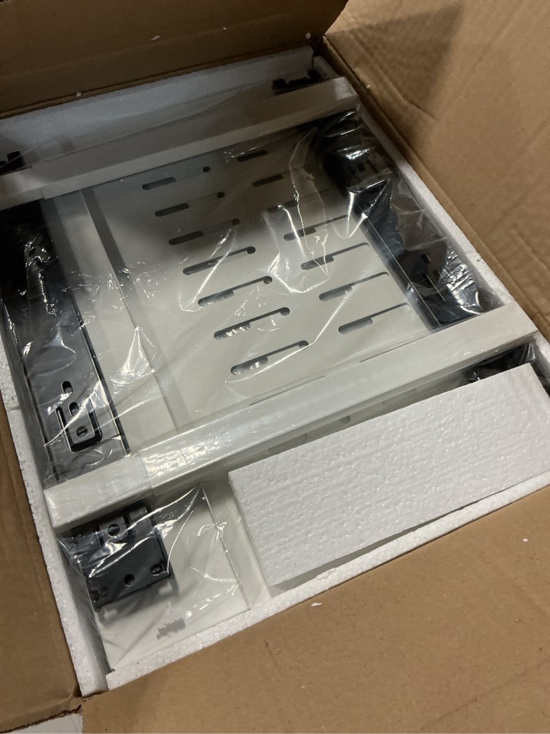 Condition photo showing Good Condition for golener 2-tier expandable pull out cabinet organizer - slide out drawers for kitchen cabinets, bathroom organizers and storage, under sink organizer for kitchen storage organization, white metal frame