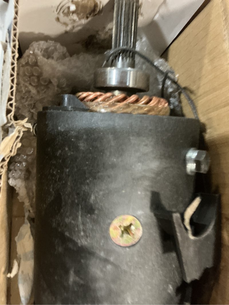 Condition photo showing As Is for db electrical 430-20058 winch motor compatible with/replacement for 12v warn 20 spline heavy duty reversible 3-post, xd9000, xd9000i, mx8000, m8000, mx6085, mrvb5 430-20018 10748 mrvb4 mrvb5 15747