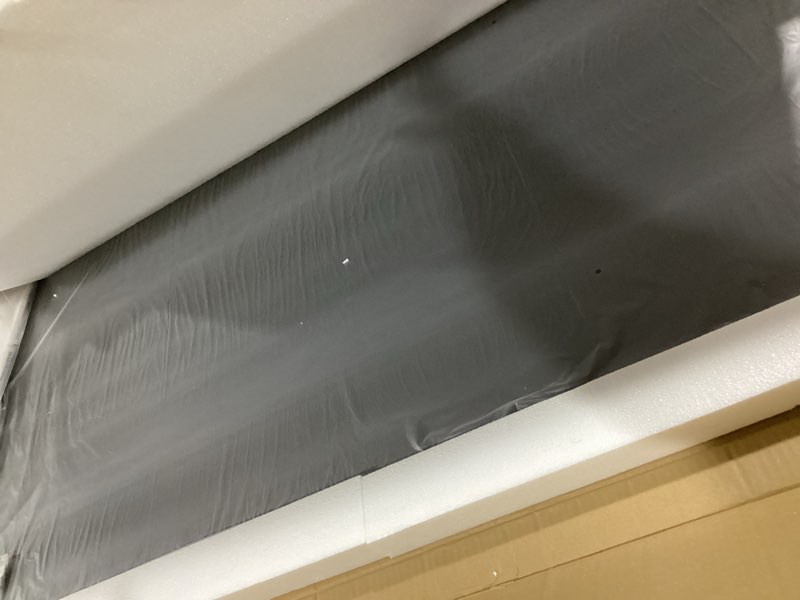 Condition photo showing Good Condition for 55x30 Black Matte Mirror for Bathroom, Black Metal Framed Rectangle Vanity Mirror, Large Rounded Mirror for Bathroom, Anti-Rust, Shatterproof (Horizontal/Vertical) Black 55"L x 30"W