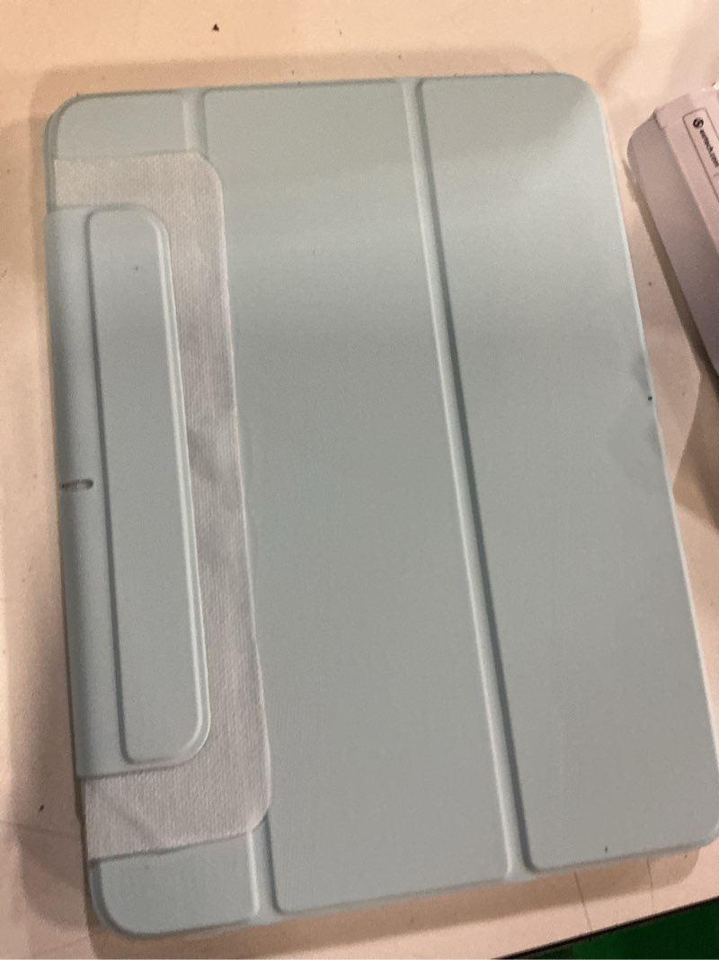 Condition photo showing New/Like New for esr for ipad air 11 inch case m4/m3/m2 (2026/2025/2024), ipad air 5th/4th gen case (2022/2020) 10.9 inch with pencil holder, removable magnetic cover, vertical stand, rebound 360 series, sky blue air 11? m4/m3/m2, air 10.9? (5th/4th) blue